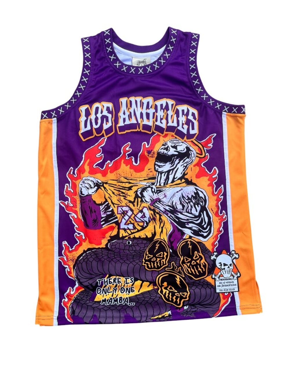 🐍 Brand X "Only One Mamba" Kobe Tribute Jersey NWT M